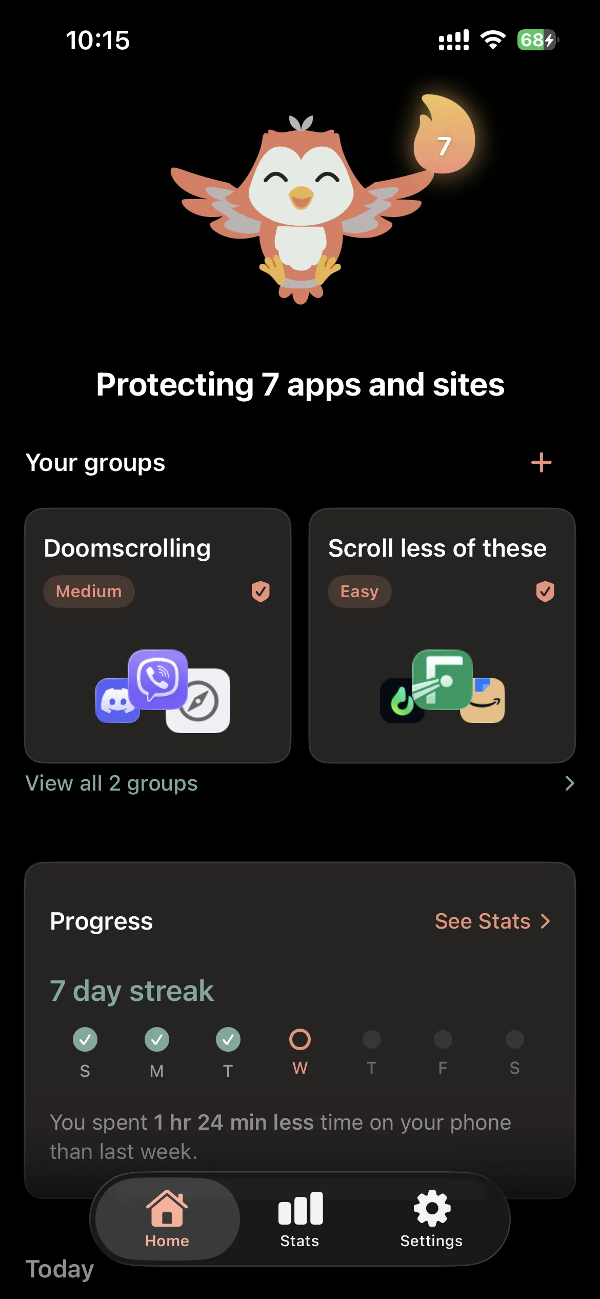 Manaya Home. A Doomscrolling group on Easy.